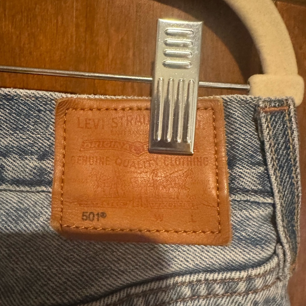 Levi's 501 Light Blue Denim Jeans